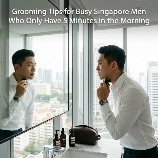 Grooming Tips for Busy Singapore Men Who Only Have 5 Minutes in the Morning