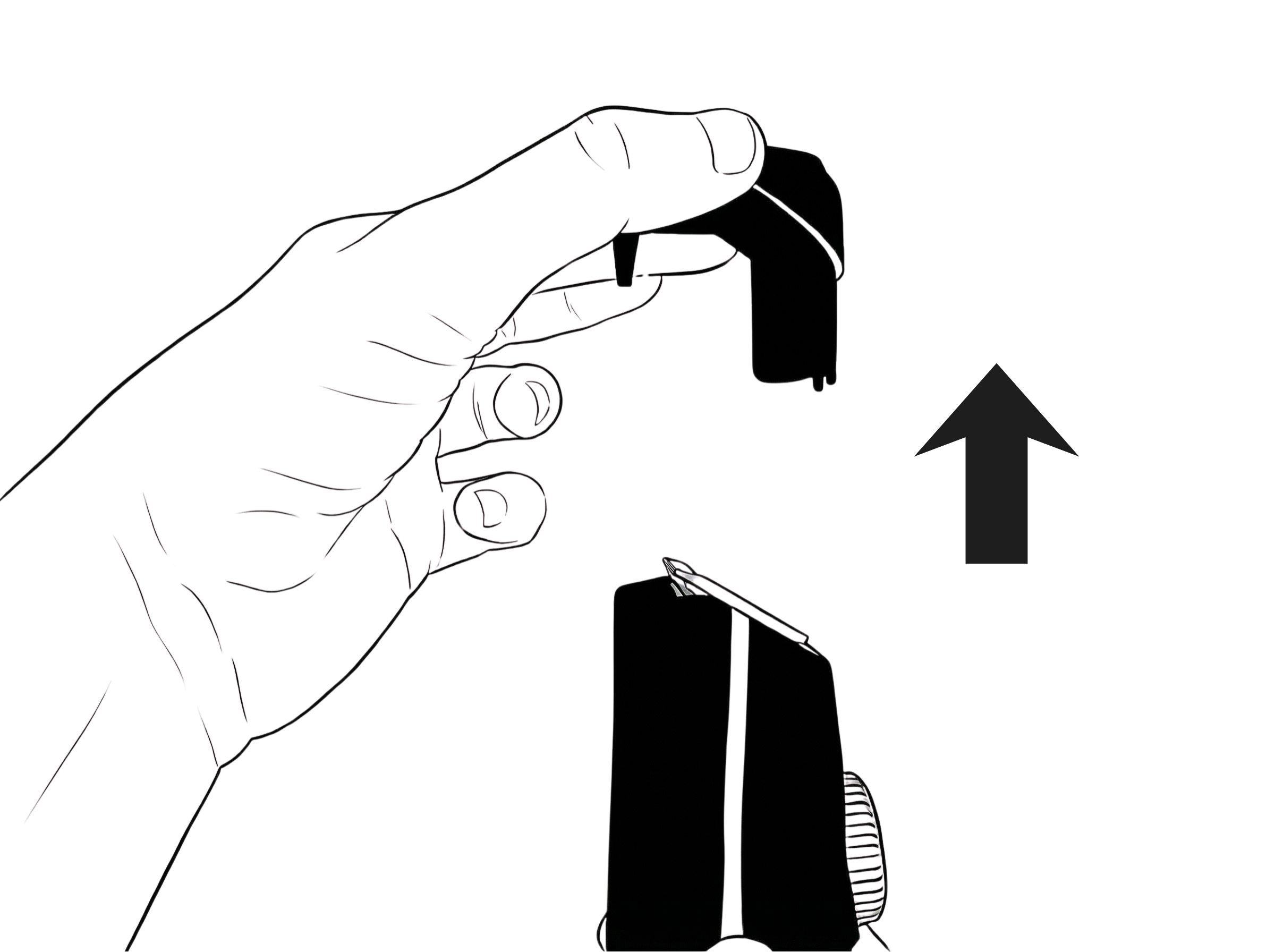 Using the Adjustable Comb illustration